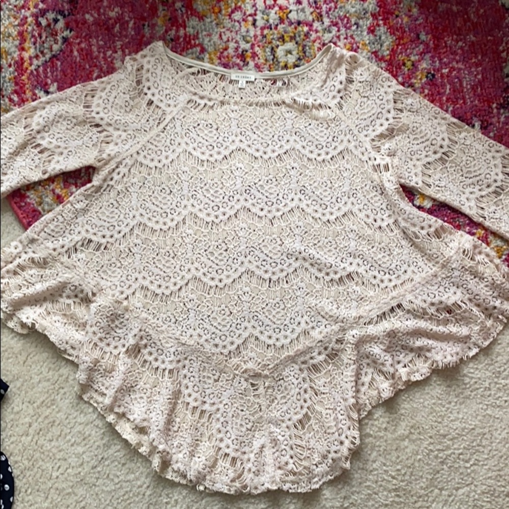 Modcloth Lacy shawl with sleeves